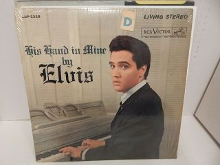 Elvis Presley His Hand In Mine By Elvis Shrink 1960 Lsp2328 Staggered Stereo Lp