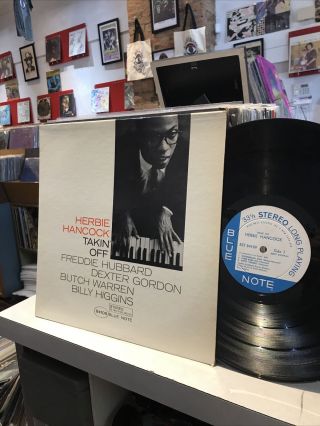 Herbie Hancock Takin’ Off Lp 1st Press Og Blue Note Jazz Ear Rvg