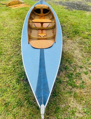 Vintage Folbot 2 - Person Kayak With Sail - Glider Boat 16 Ft.  W/oars 1970’s