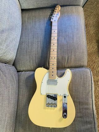 Fender American Performer Telecaster Hum - Vintage White With Maple Fingerboard