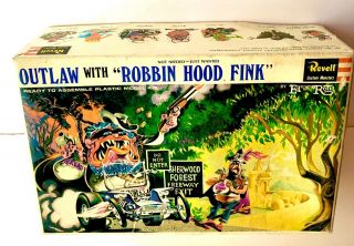 1965 Ed Big Daddy Roth Outlaw With " Robbin Hood Fink " Revell Kit In Vintage Box
