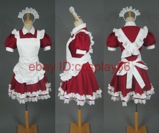 Kawaii Gothic Lolita Maid Cosplay Costume Custom Any Si