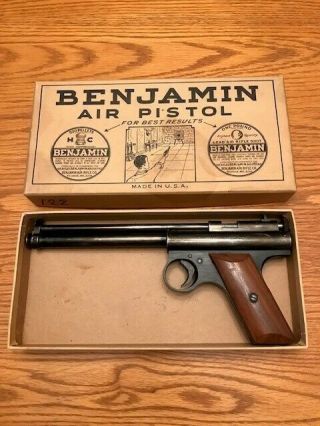 Vintage Benjamin Air Pistol Model 122 (1935) From Frank Mihalyi Estate