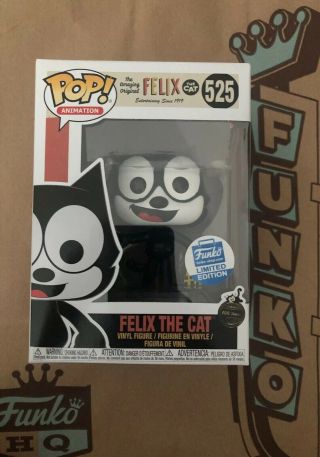 Funko Pop Animation Felix The Cat With Bag 525 Funko Shop Exclusive