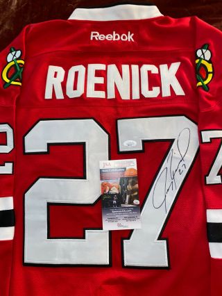 Jeremy Roenick Autographed Chicago Blackhawks Jersey Jsa Authentic Hof?