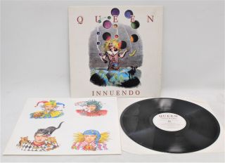 Queen (freddie Mercury) ‘innuendo’ 1991 Vinyl Lp With Inner A2/b1 - N48