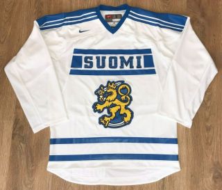 Finland Suomi Rare Nike Hockey Jersey Size S