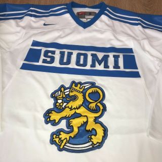 Finland Suomi RARE Nike Hockey jersey size S 3