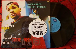 Jazzy Jeff & Fresh Prince " Code Red " Very Scarce 1993 Spain Lp Will Smith