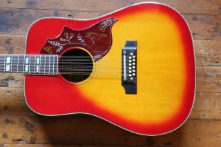 Rare Vintage Ibanez Hummingbird 12 String Acoustic Guitar 1977,  Luthier Refurb