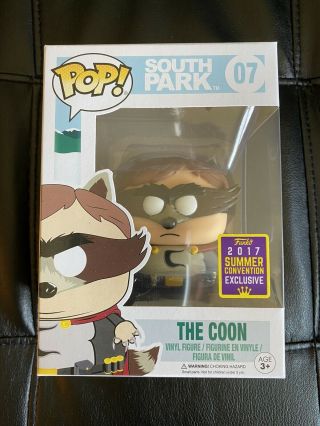 Funko Pop South Park 7 The Coon 2017 Summer Convention Exclusive
