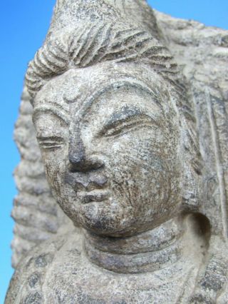 Vintage Indian - Oriental - Eastern Stone Carving Bodhisattva Buddha