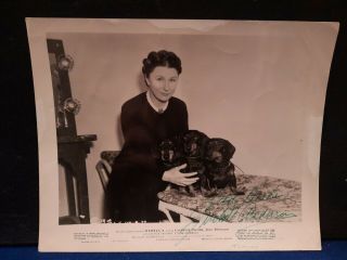 Judith Anderson Signed 8 " ×10 " Movie Still Photo From " Rebecca "