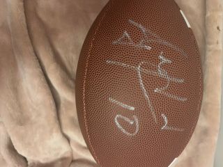 This Is A Ncaa Official Size Ball Autographed By A.  J.  Mccarron