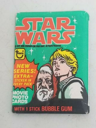 Star Wars 1977 Topps Series 4 Wax Pack Estate Find
