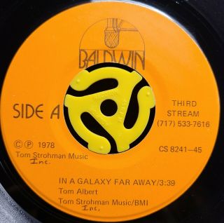 Pa Jazz Funk Breaks 45 - Third Stream - In A Galaxy Far Away - Baldwin Vg,  Hear