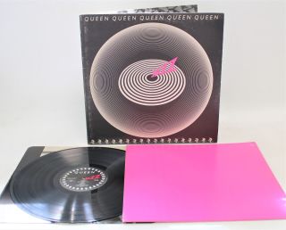 Queen (freddie Mercury) ‘jazz’ 1978 Vinyl Lp With Glossy Inner & Poster - G23