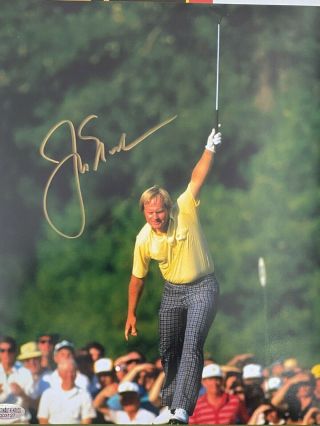 Jack Nicklaus Hand Signed Autographed 8x10 Photo Golf Legend Pga - -