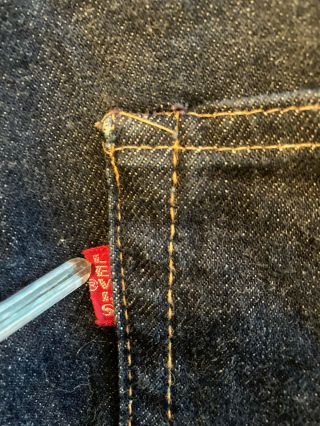 Vtg 1960’s Levis 505 - 0217 Jeans Big E Denim Selvedge Eedge 5 Stamp Usa Men