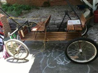 Vintage Horse,  Pony,  Buggy Cart Seats 4,  With Several Hook Ups,  Parades Etc.