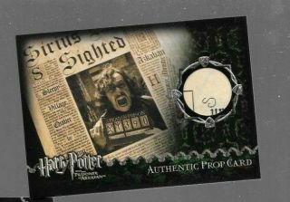 The Daily Prophet Prop Card Harry Potter Prisoner Of Azkaban 135/480