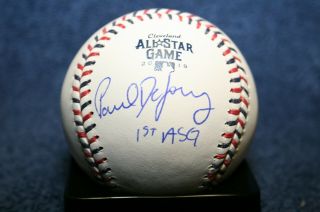 Paul Dejong Autographed 2019 All Star Game Baseball St.  Louis Cardinals 1st Asg