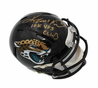 Keenan Mccardell Signed Jacksonville Jaguar Speed Nfl Mini Helmet - 10k Yds Club