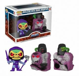 Masters Of The Universe Snake Mountain With Skeletor Funko Pop Town
