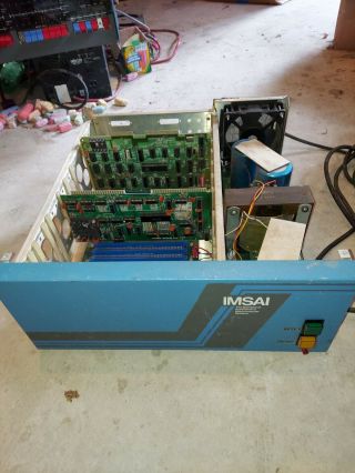 Vintage Imsai 80/15 80/25 80/30 microcomputer with boards. 2
