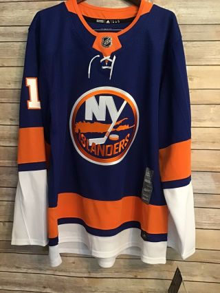 Thomas Greiss Signed York Islanders Jersey Nhl W/tags Embroidered Sz 54