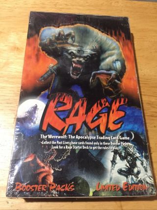 Rage The Werewolf The Apocalypse Trading Card Game Box 24 Booster Packs
