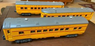 Lionel 2481 2482 2483 Passenger Car Set Vintage O 1950,  RARE Train 3