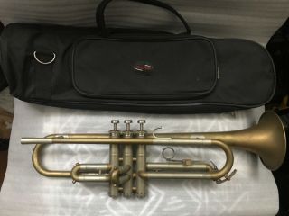 Rare Vintage Schenkelaar L Bore Bb Matte Trumpet Precursor Of Hub Van Laar Adams