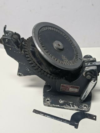 Vintage Roovers T - 10a Tapewriter Metal Embossing Machine T - 10 - A Embosser