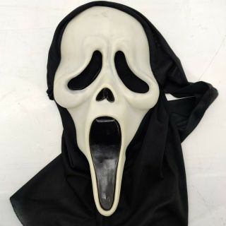 Vintage Scream Ghostface Mask Fun World Div Fearsome Faces Untagged