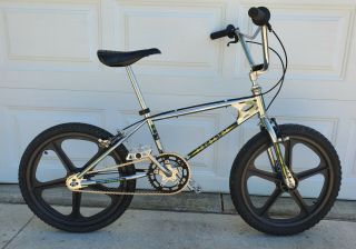 Vintage 1983/84 Schwinn Predator 20” Old School Bmx Bike Black Chrome