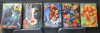1996 Marvel Onslaught Complete Set 1 Through 100 Nm - M