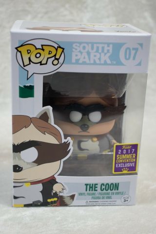 Funko Pop South Park 07 The Coon 2017 Summer Convention Exclusive Vaulted Nib