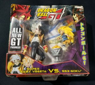 Dragon Ball Gt Figure 2 - Pack - Baby Vegeta & Ss3 Goku - Jakks Pacific