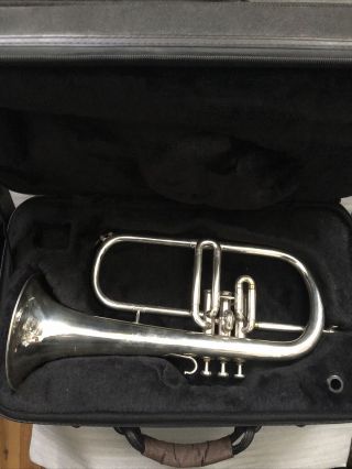 $a£€ Vintage Collect/play Legend Very Early Selmer Flugelhorn 4 Place Dancourt