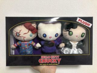 Usj Chucky X Hello Kitty Tiffany Glen Plush Doll Set Sanrio Limited From Japan