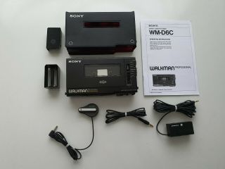 Sony Vintage Walkman Personal Cassette Player / Recorder Wm - D6c Professional
