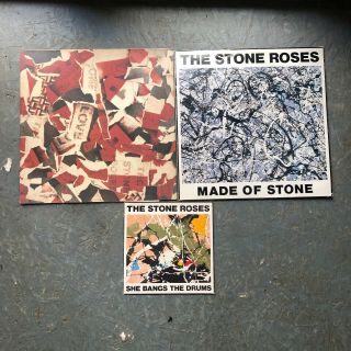 Stone Roses Vinyl Bundle - Made Of Stone / One Love / She Bangs The Drum