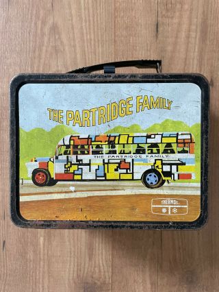1971 King Seeley The Partridge Family Vintage Metal Lunch Box No Thermos