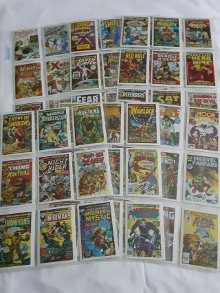 Marvel Superheroes First Issue Covers 60 Card Complete Set 1984 Marvel Comics