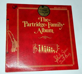 PARTRIDGE FAMILY ALBUM PROMO LP NEARMINT RARE W/ GOLD HYPE STICKER David Cassidy 3