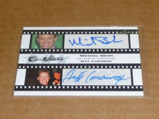2011 Leaf Co - Star Michael Biehn/jeff Conaway Autograph/auto O5009