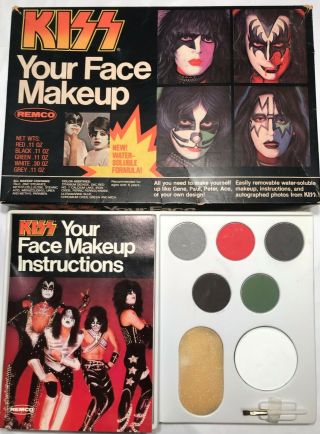 Kiss Your Face Makeup Kit Remco 1978 Rare Vintage Make Up Complete