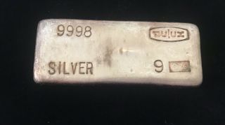 Vintage Silver Bar - Perth 9 Oz Cast Bar Dulux