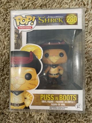 Puss In Boots Funko Pop Shrek 280 Vaulted
